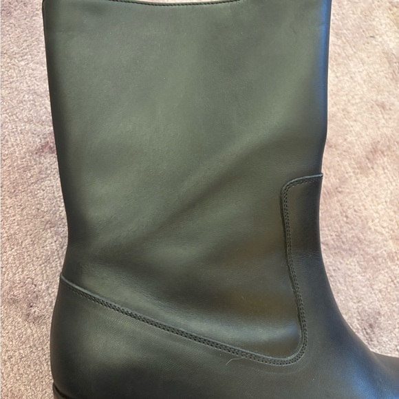 A.P.C. Black Heeled Leather Boots - Picture 7 of 14